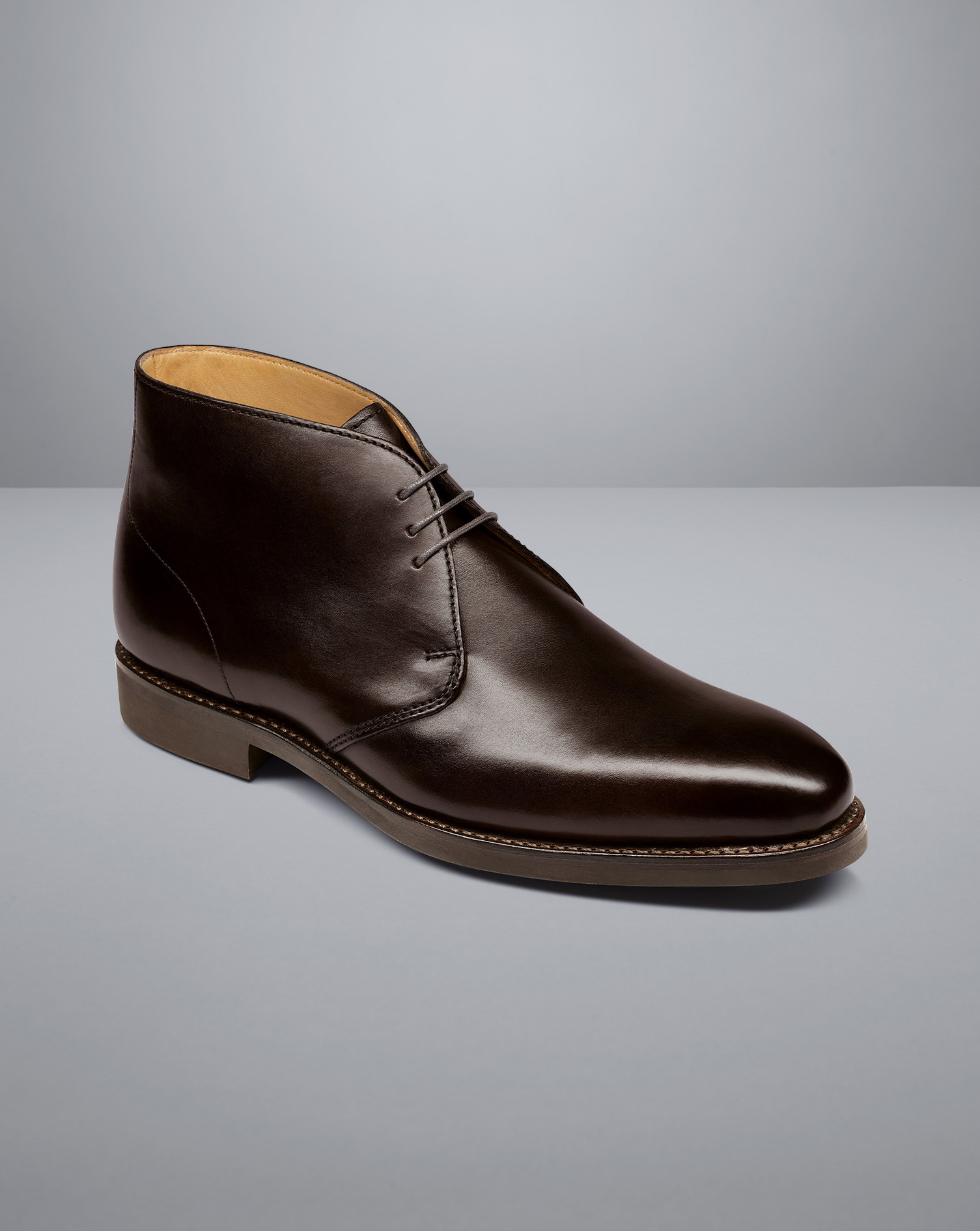 Leather Chukka Boots - Dark Chocolate