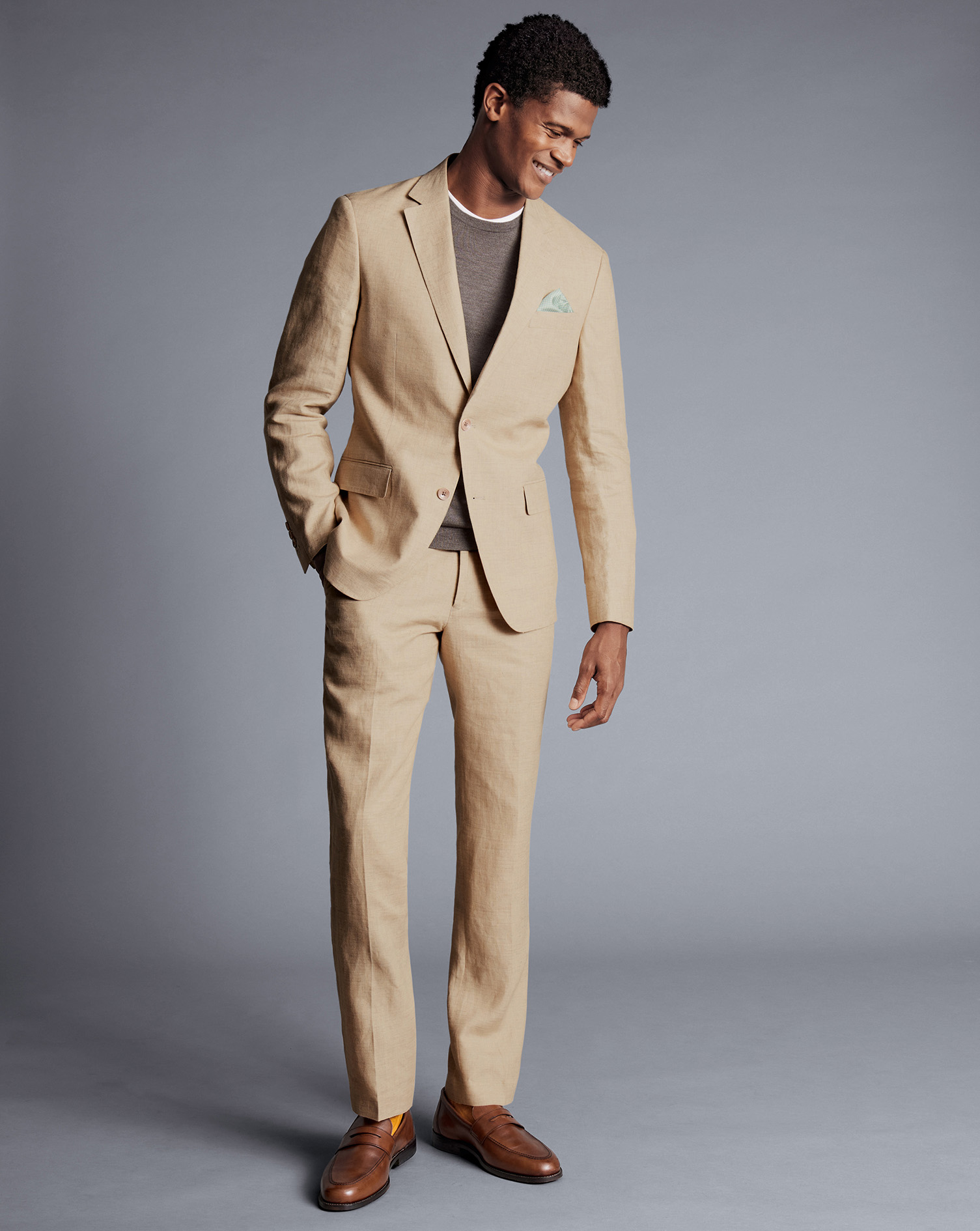 Linen Jacket - Stone