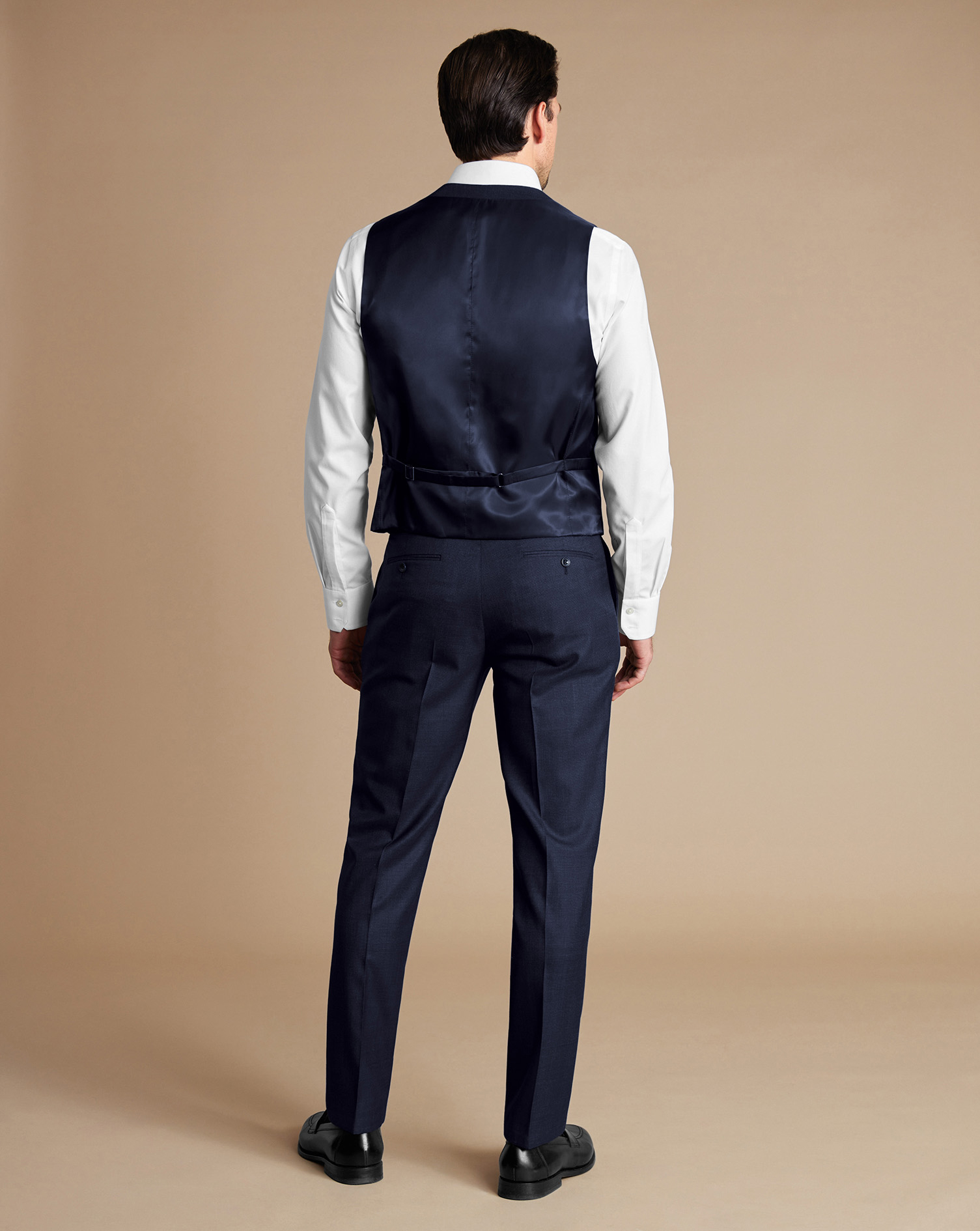 Ultimate Performance End-on-End Suit Waistcoat - Navy