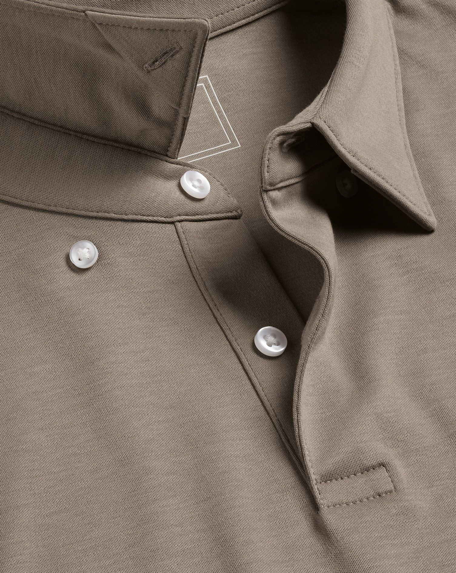 Smart Jersey Polo - Taupe