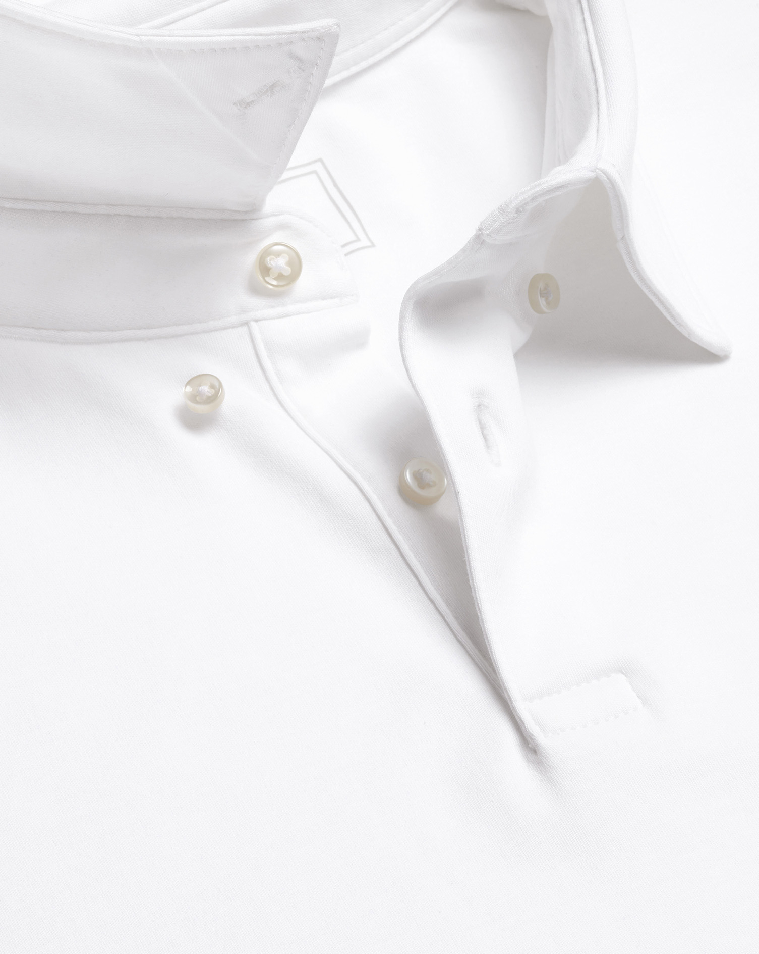 Smart Jersey Polo - White