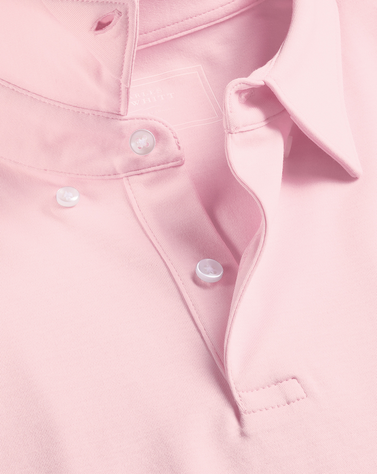 Smart Jersey Polo - Light Pink