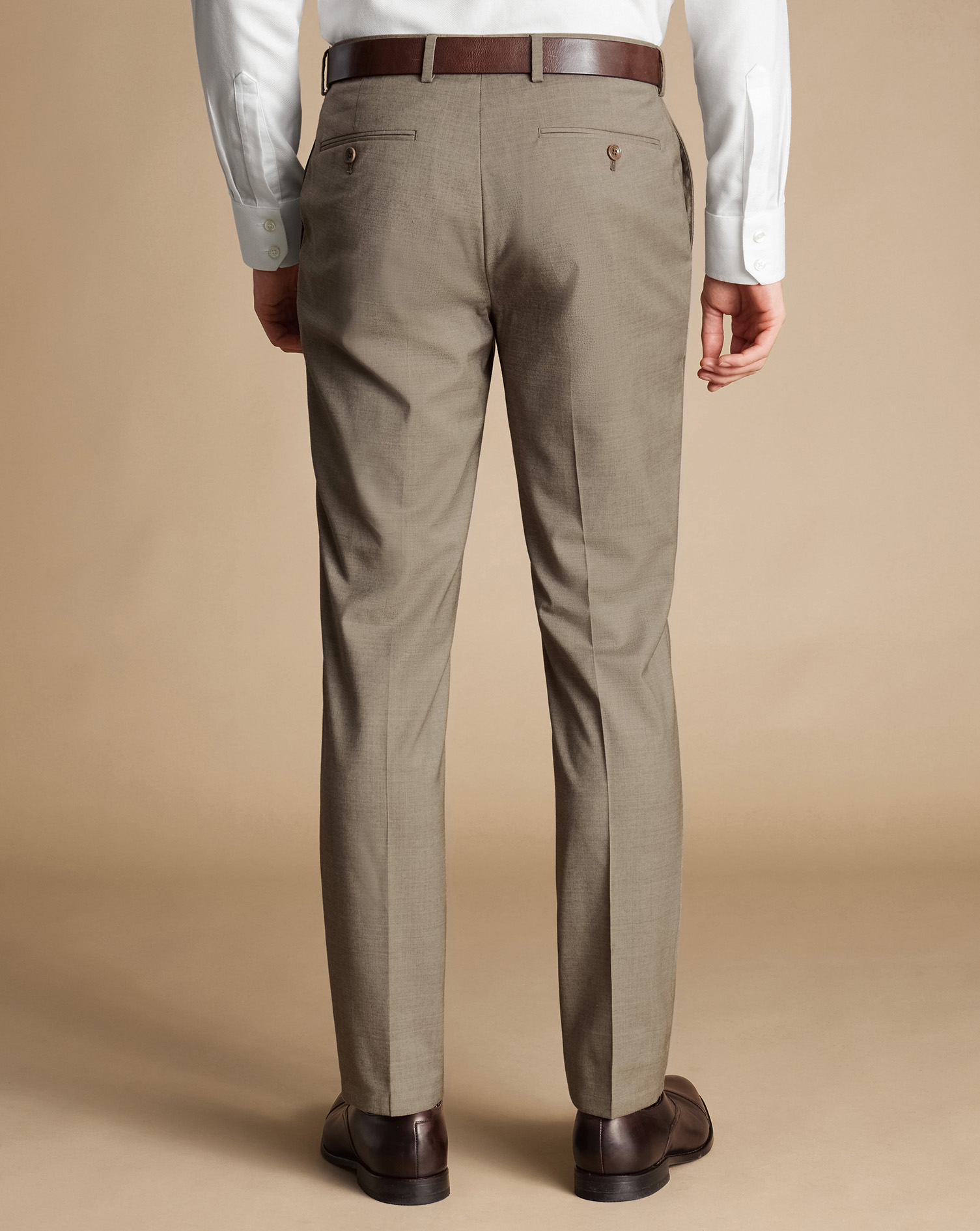 Italian Suit Trousers - Mocha