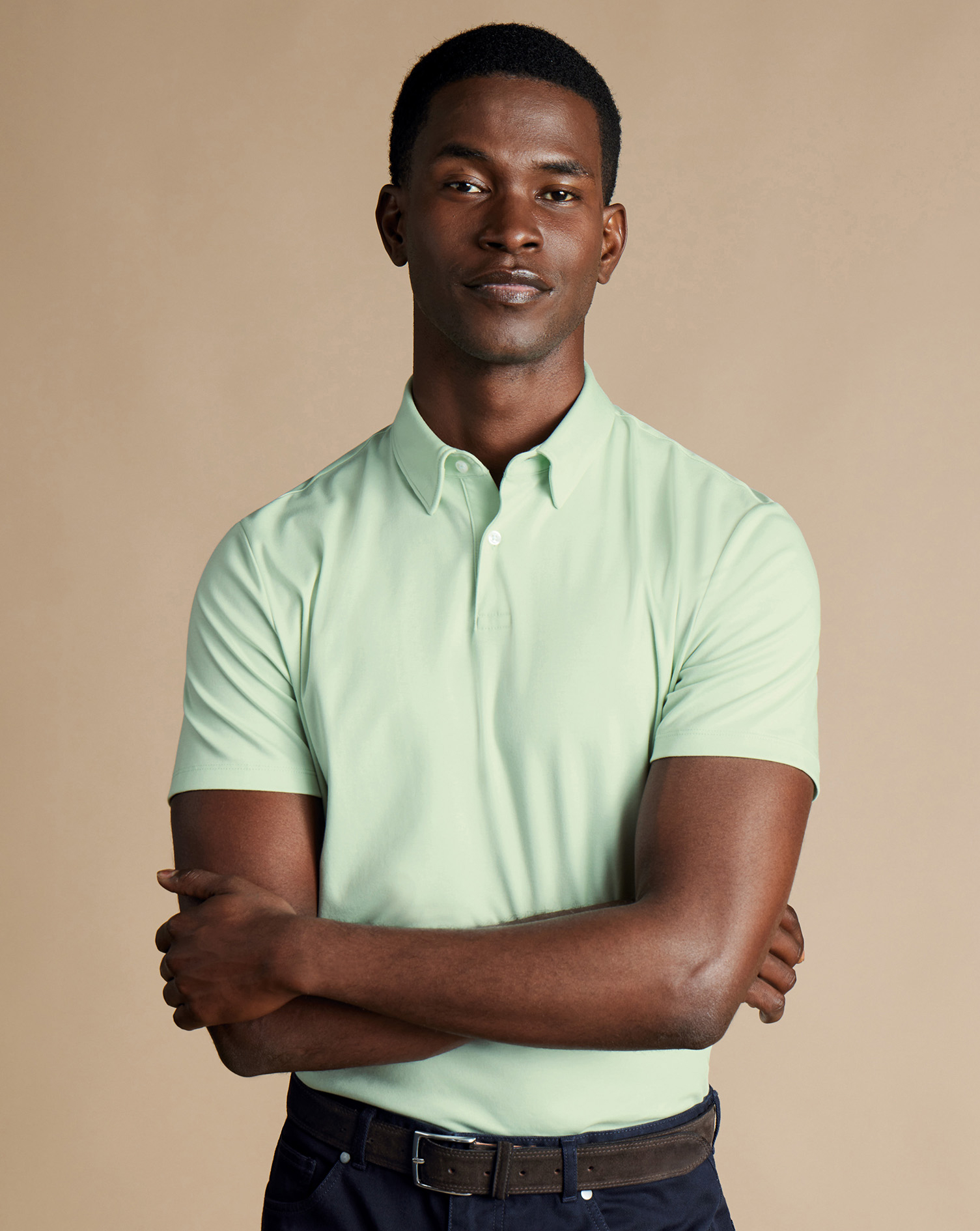 Smart Jersey Polo - Light Green