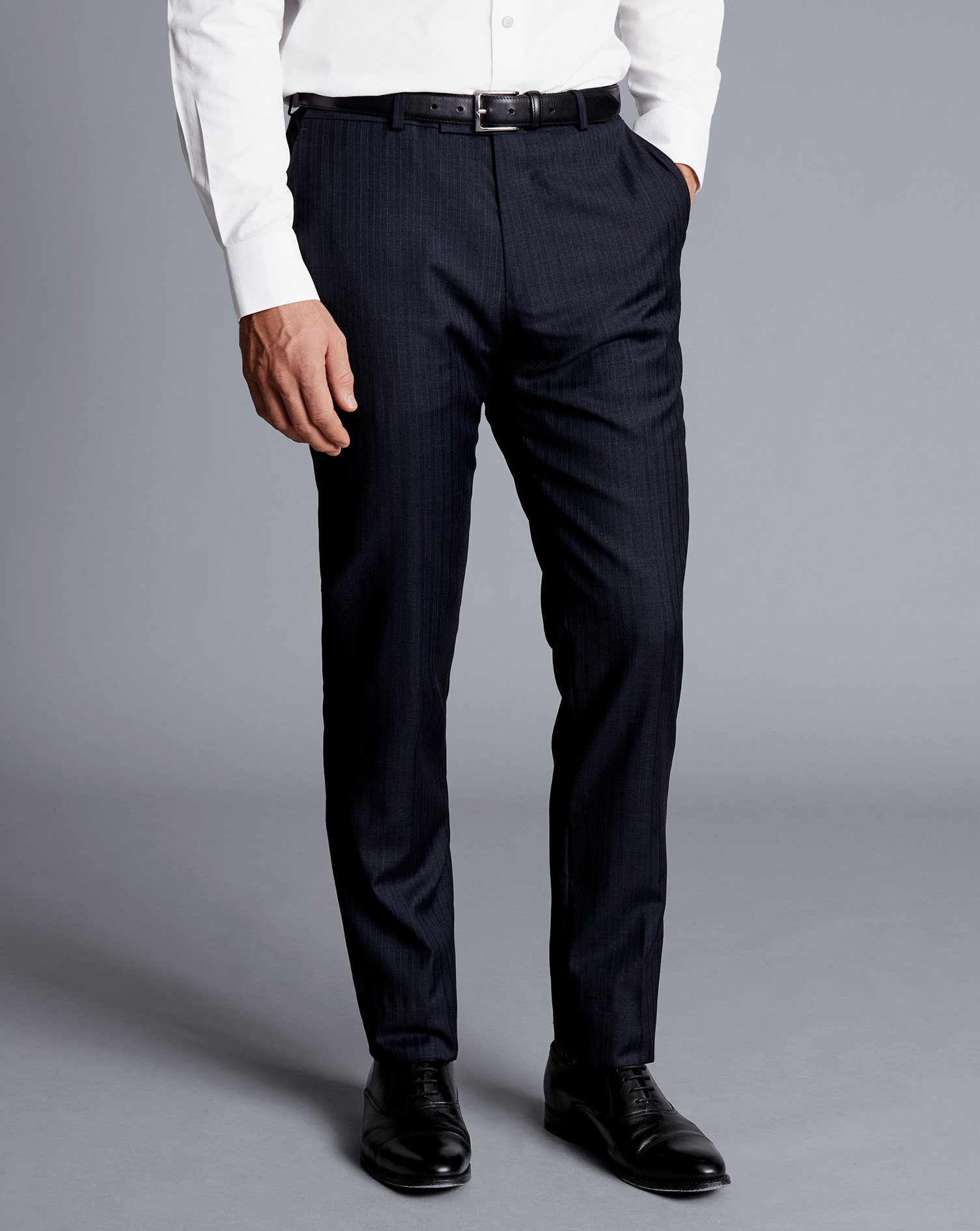 Slim Fit Suit trousers - White - Men | H&M IN