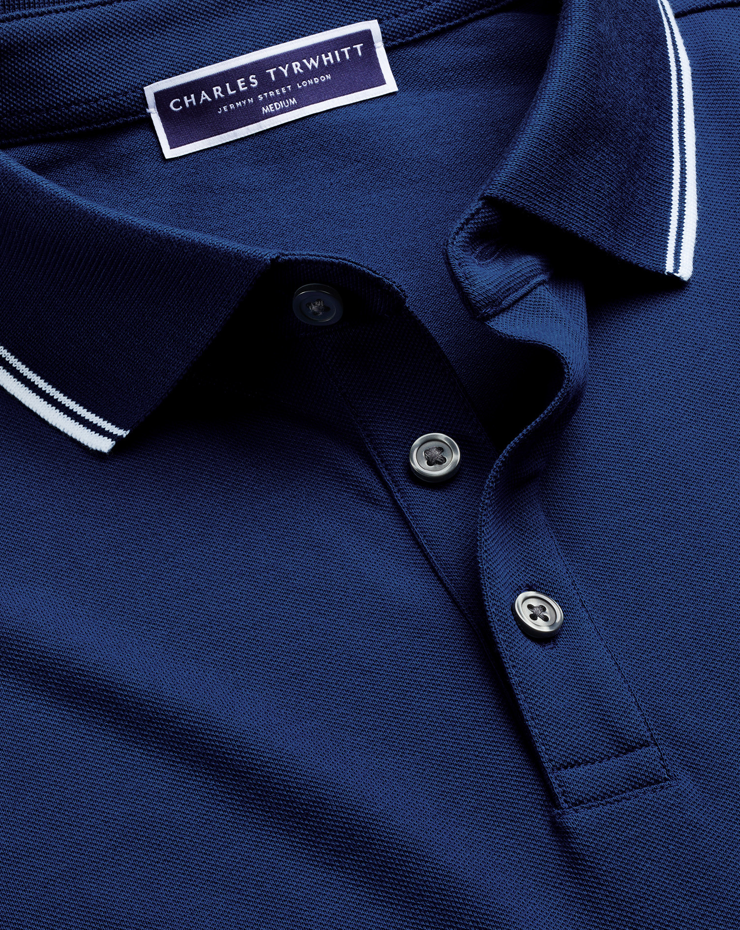 Tyrwhitt Pique Polo - Royal Blue