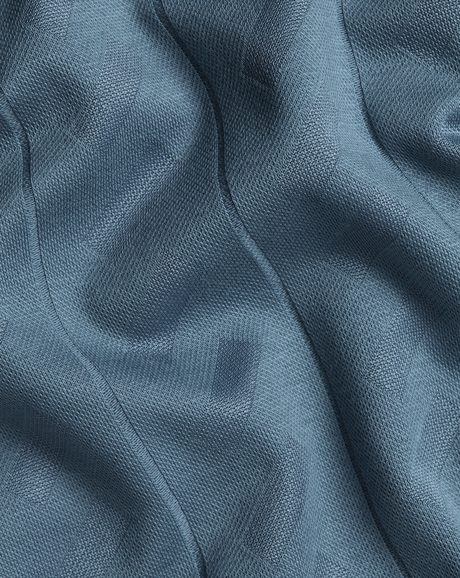 Textured Jacquard Polo - Airforce Blue