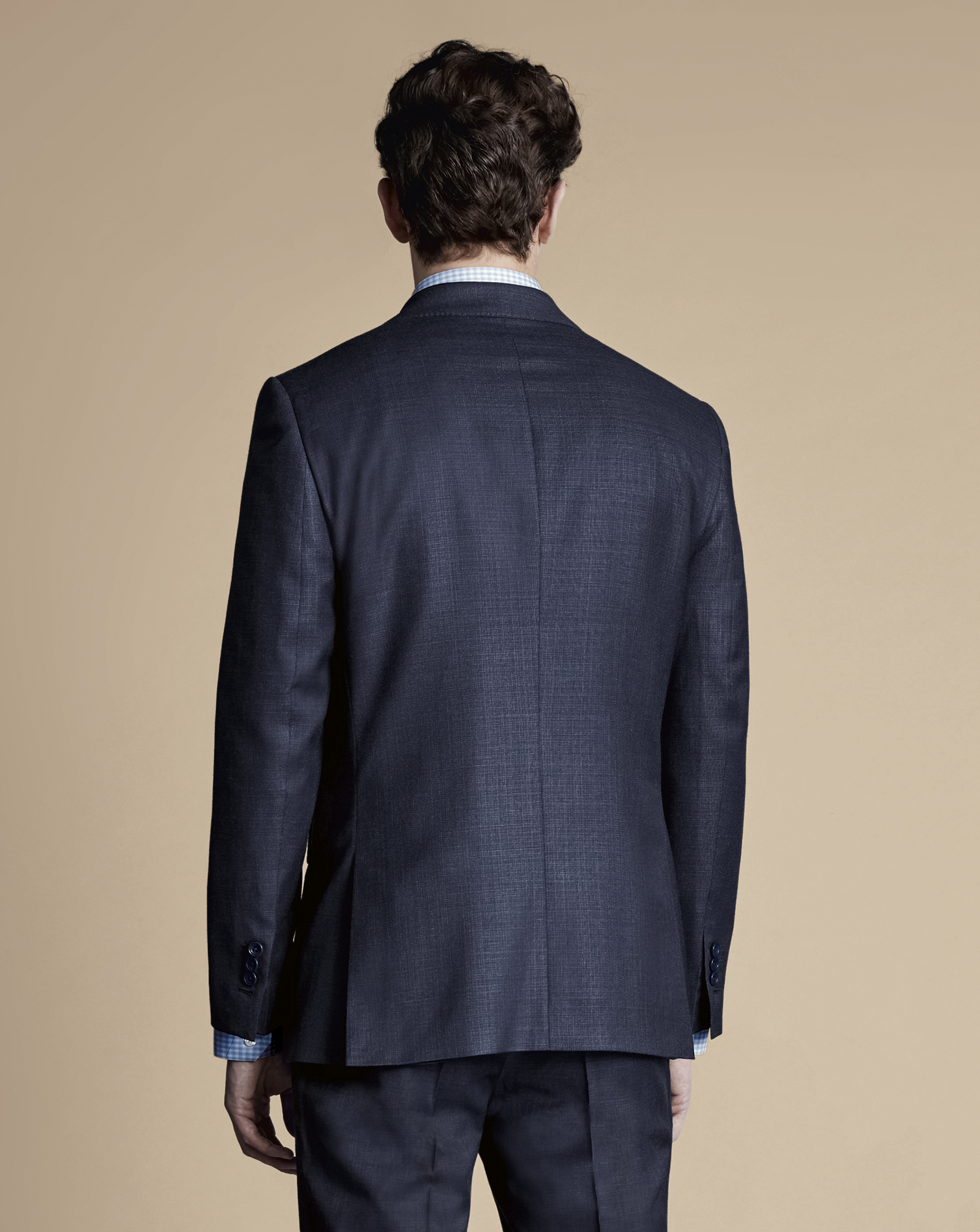 Italian Luxury Suit Jacket - Denim Blue