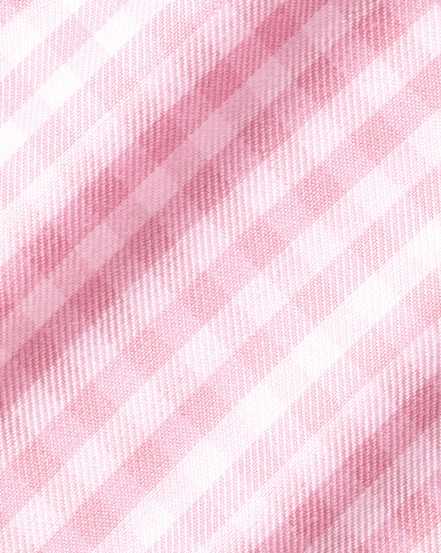 Cutaway Collar Non-Iron Twill Gingham Shirt - Pink