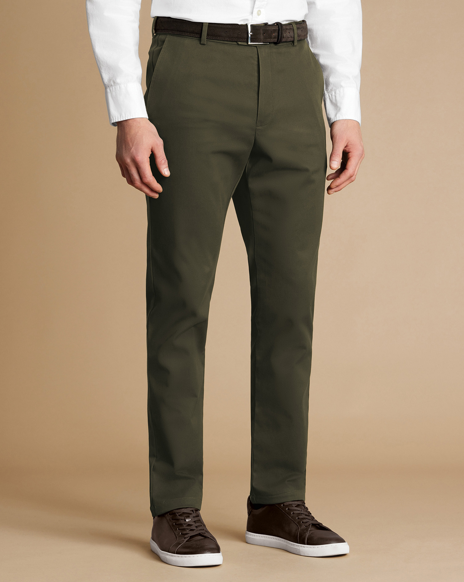 Ultimate Non-Iron Chinos - Forest Green