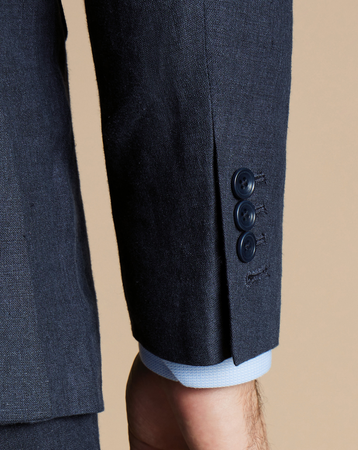 Linen Suit - Dark Navy