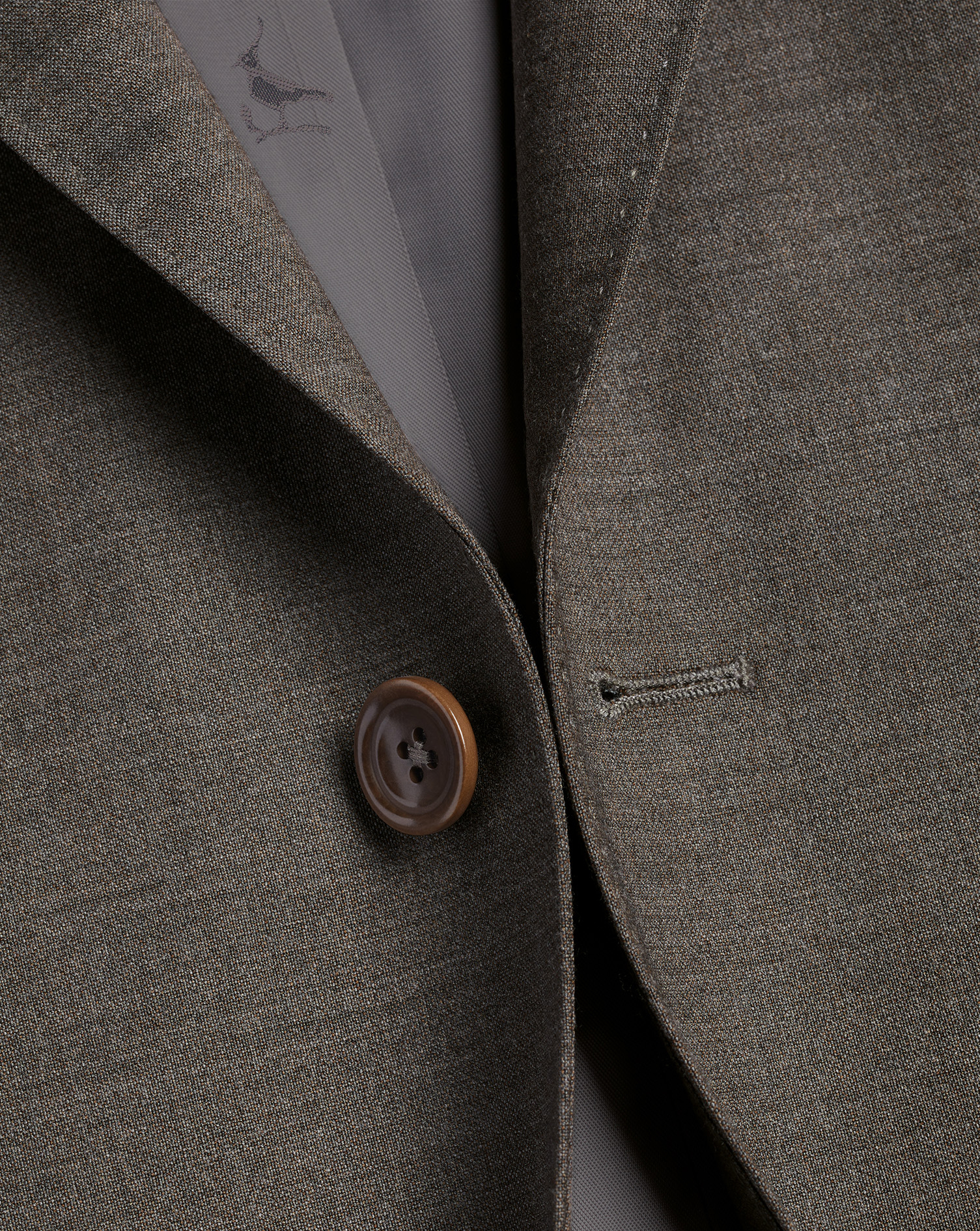 Italian Suit Jacket  - Cappuccino