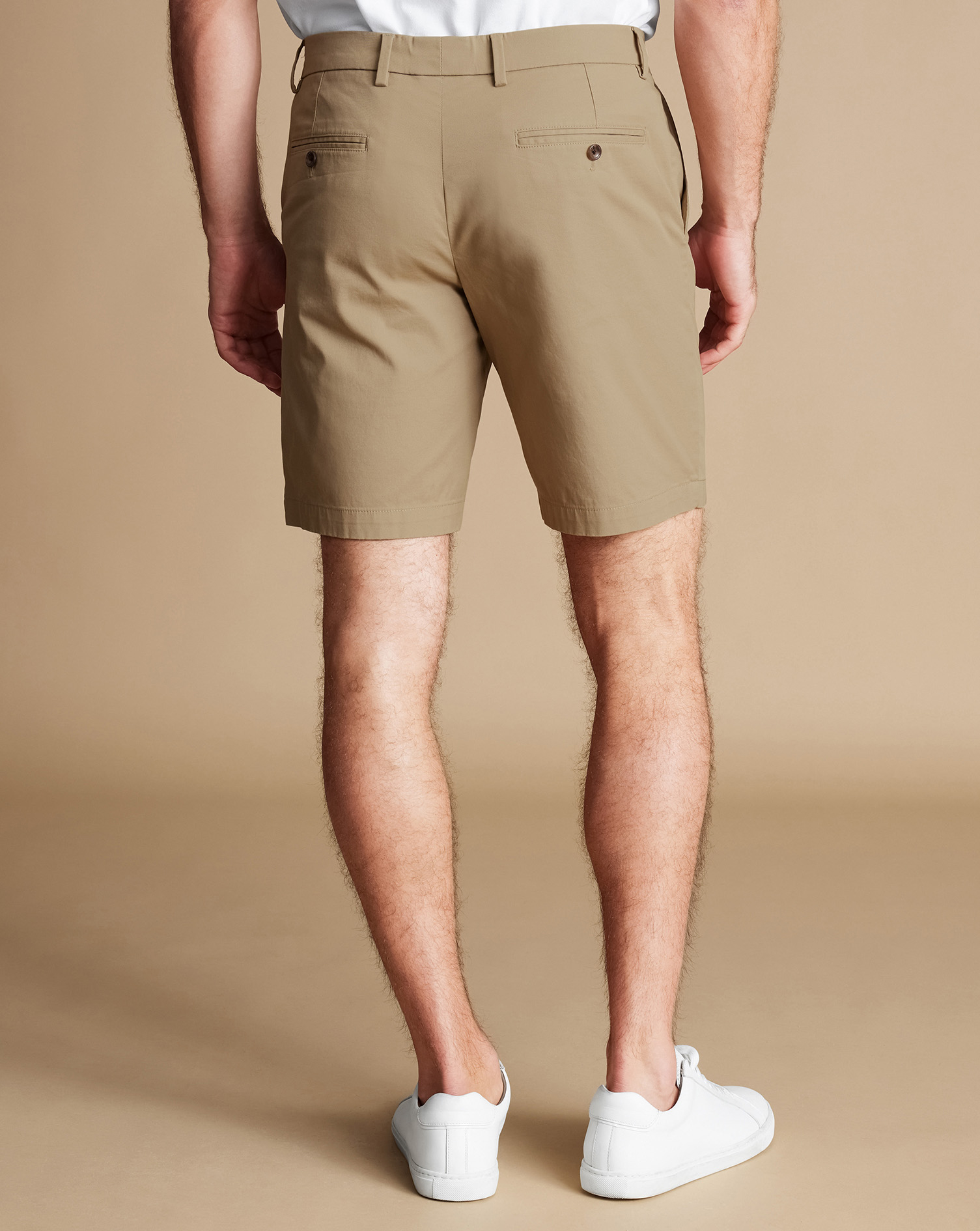 Cotton Shorts - Taupe