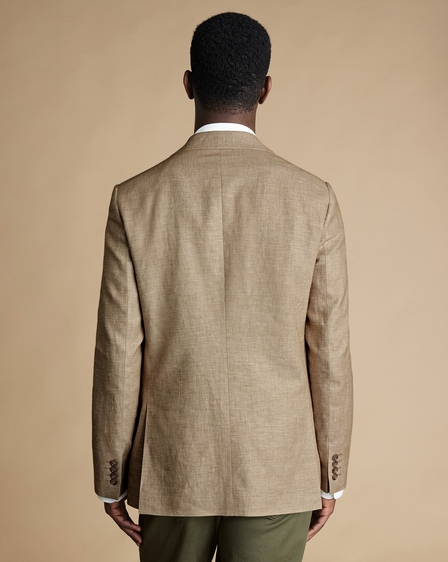 Linen Cotton Jacket - Taupe