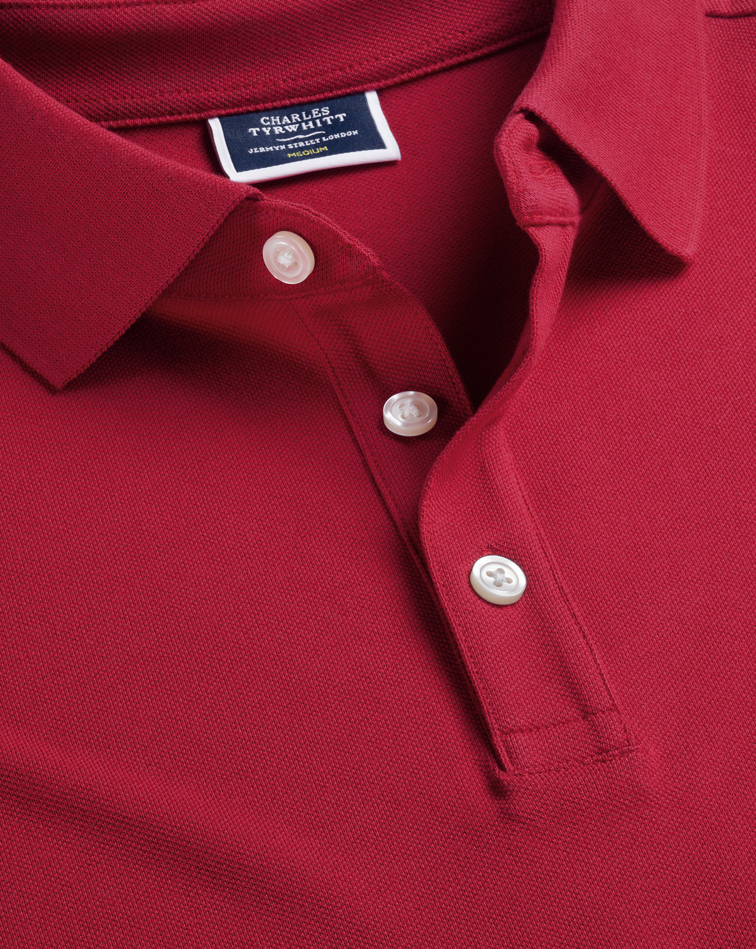 Tyrwhitt Pique Polo - Red