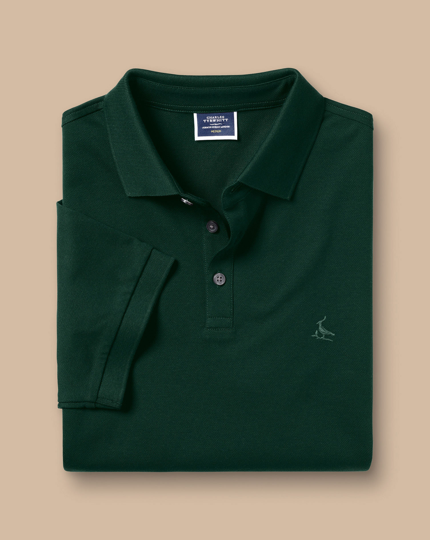 Tyrwhitt Pique Polo - Dark Green