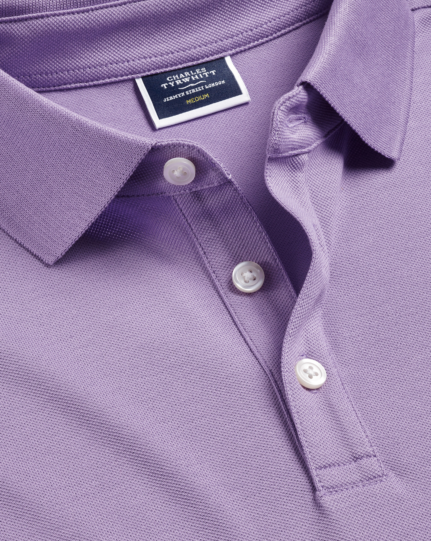 Tyrwhitt Pique Polo - Lilac Purple