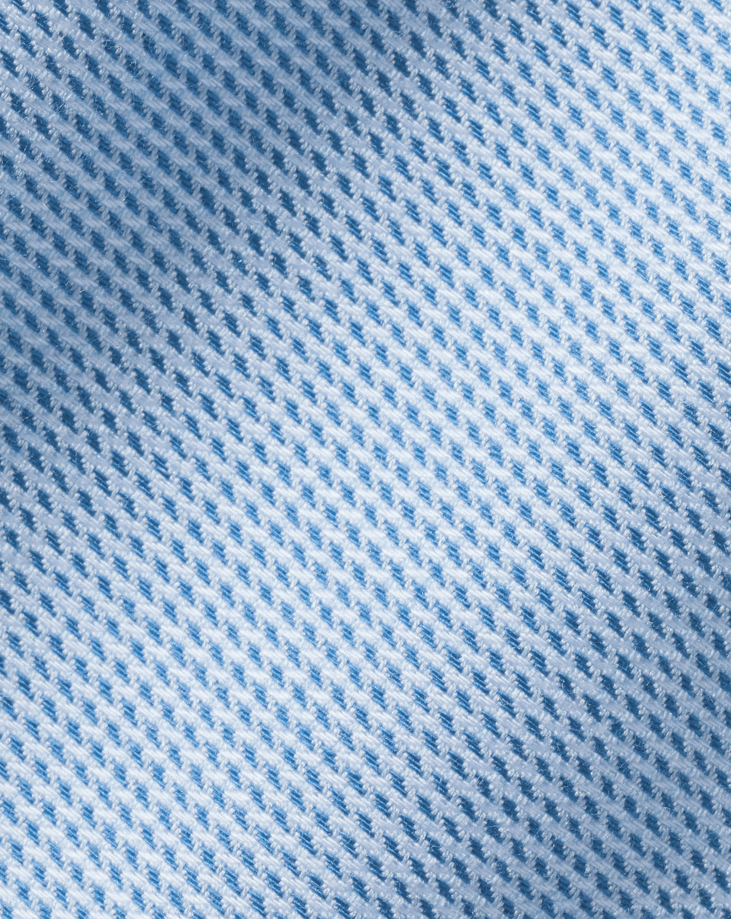 Cutaway Collar Non-Iron Clifton Weave Shirt - Ocean Blue