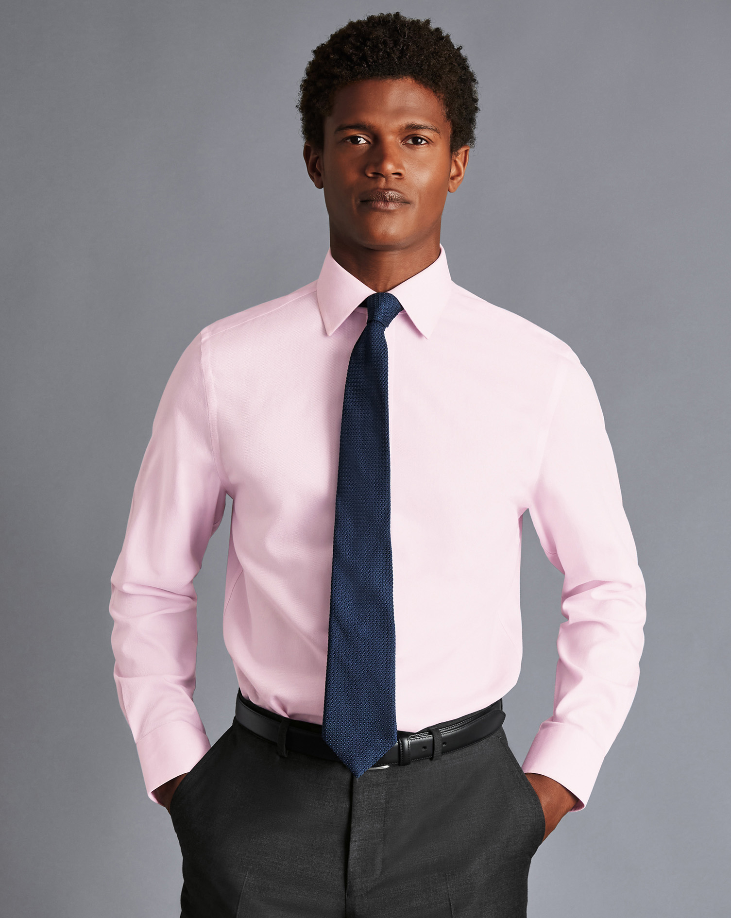 Non-Iron Royal Oxford Shirt - Light Pink