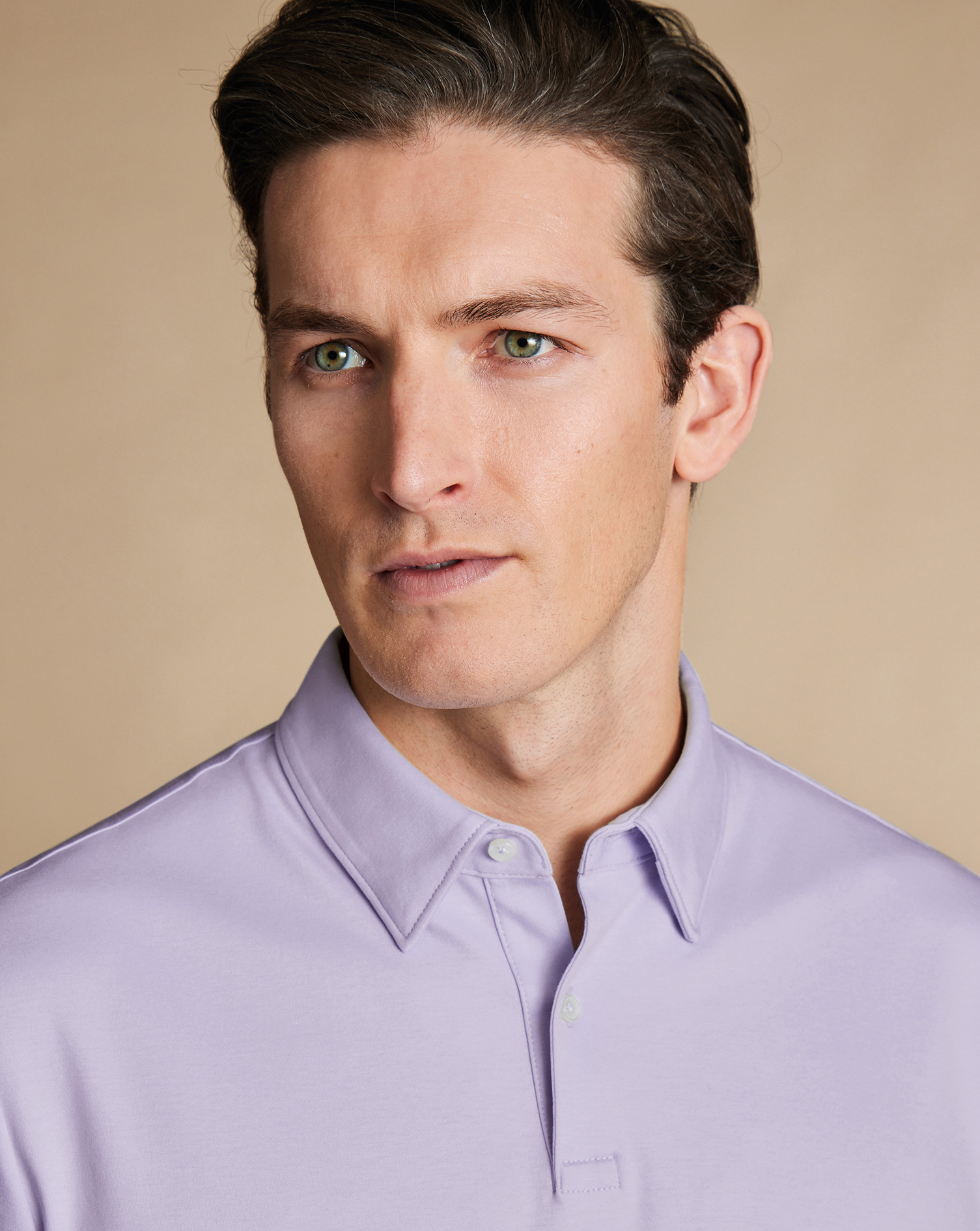 Smart Jersey Polo - Lavender