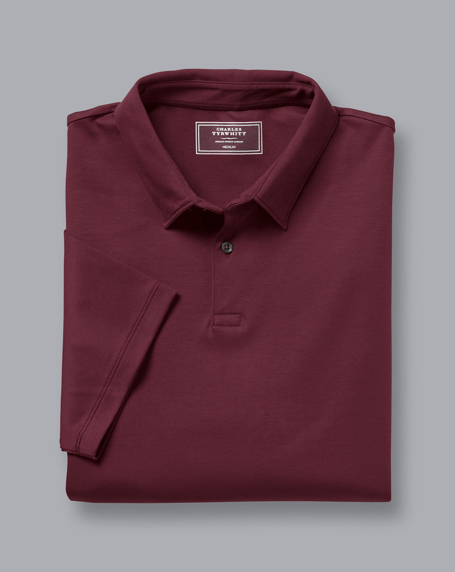 Smart Jersey Polo - Wine