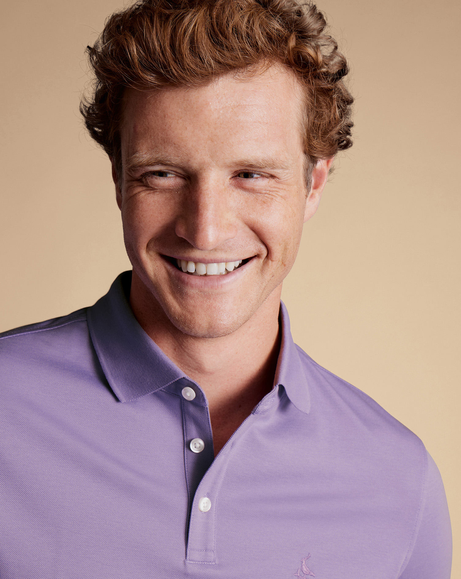 Tyrwhitt Pique Polo - Lilac Purple