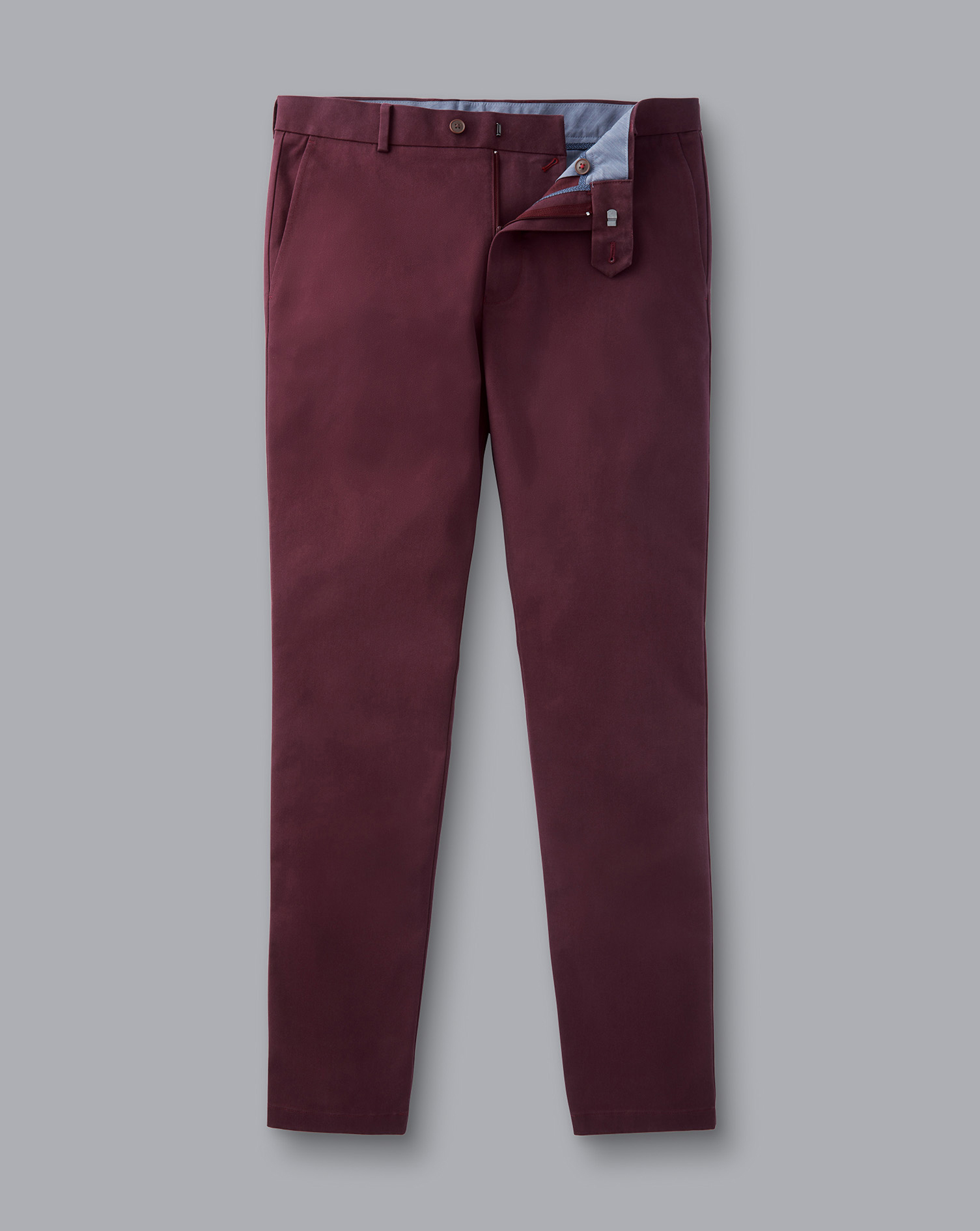 Ultimate Non-Iron Chinos - Wine Red