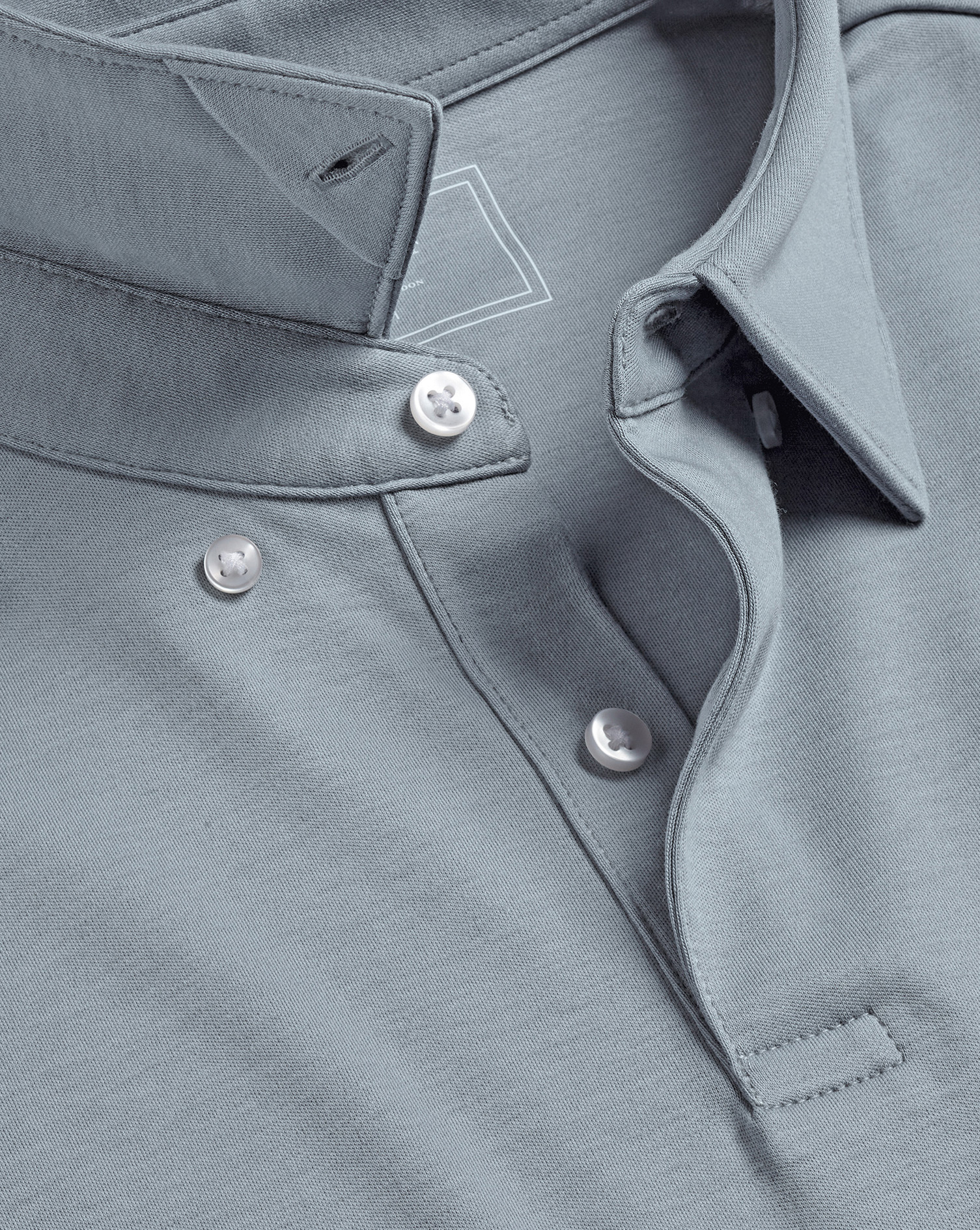 Smart Jersey Polo - Silver