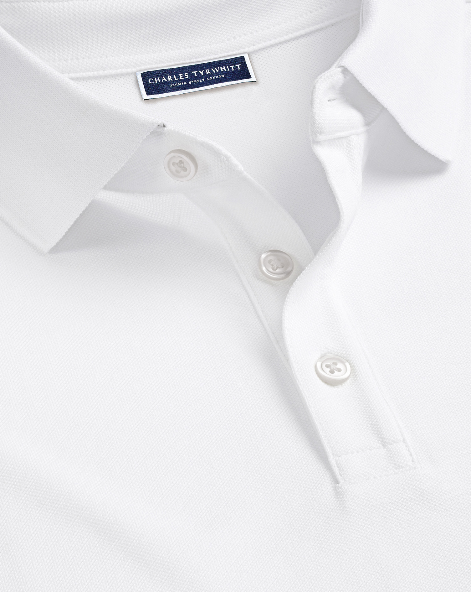 Tyrwhitt Pique Polo - White