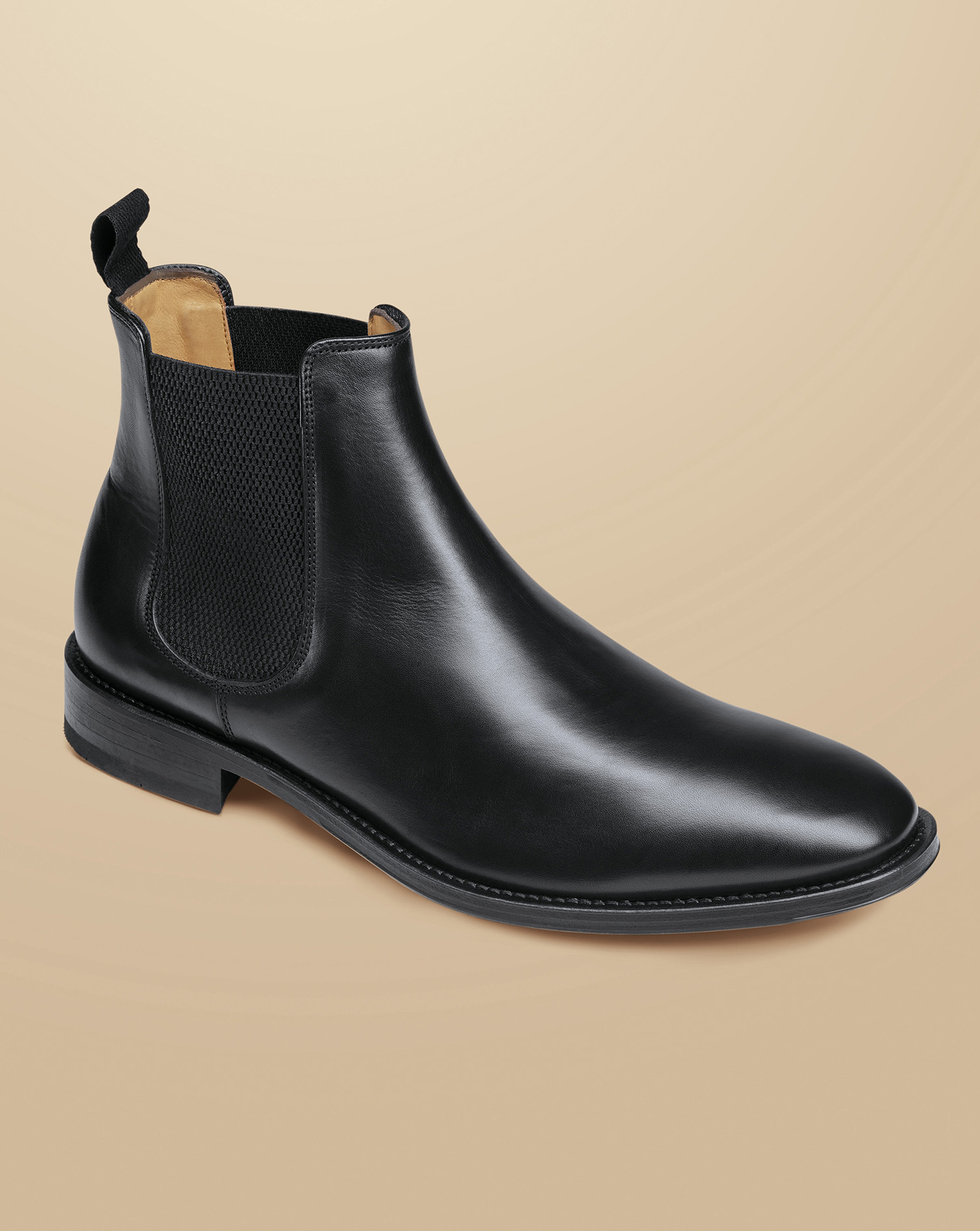 Leather Chelsea Boots - Black