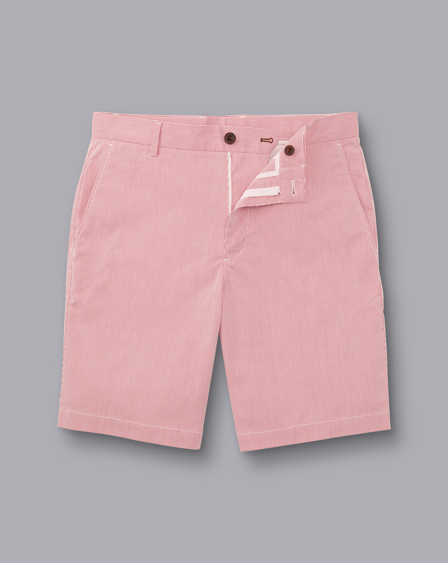 Stripe Shorts - Coral Pink