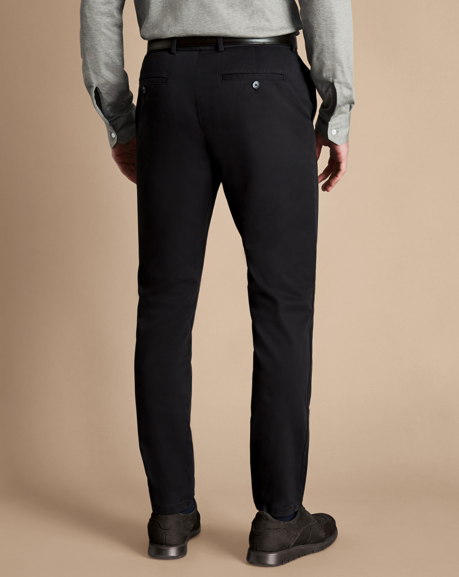 Ultimate Non-Iron Chinos - Black