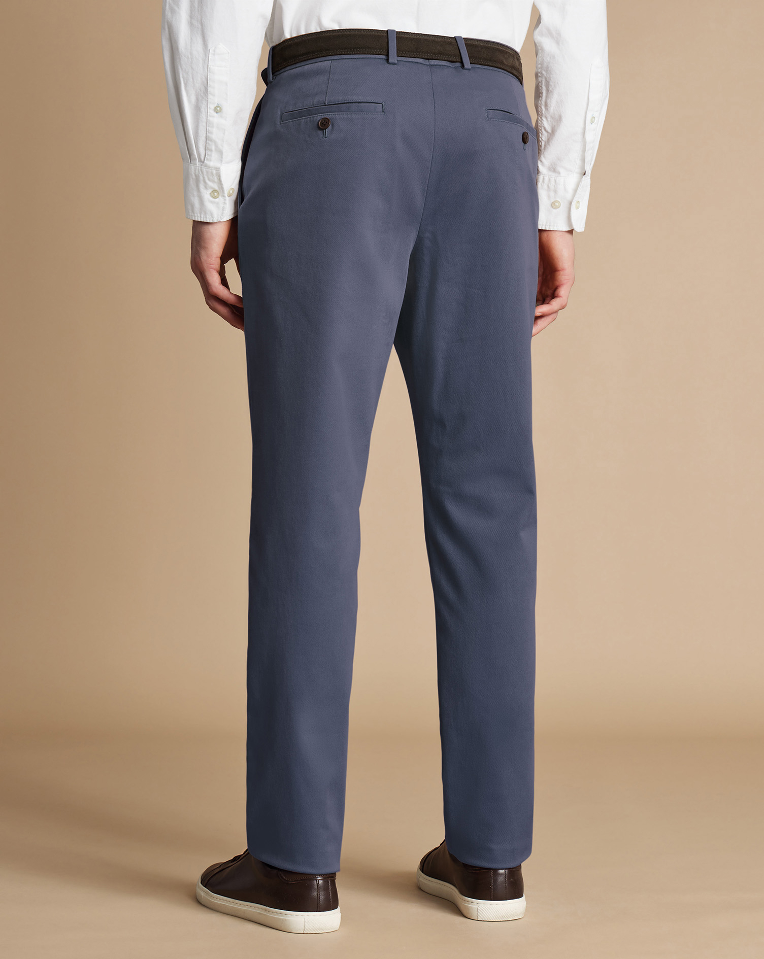 Ultimate Non-Iron Chinos - Steel Blue