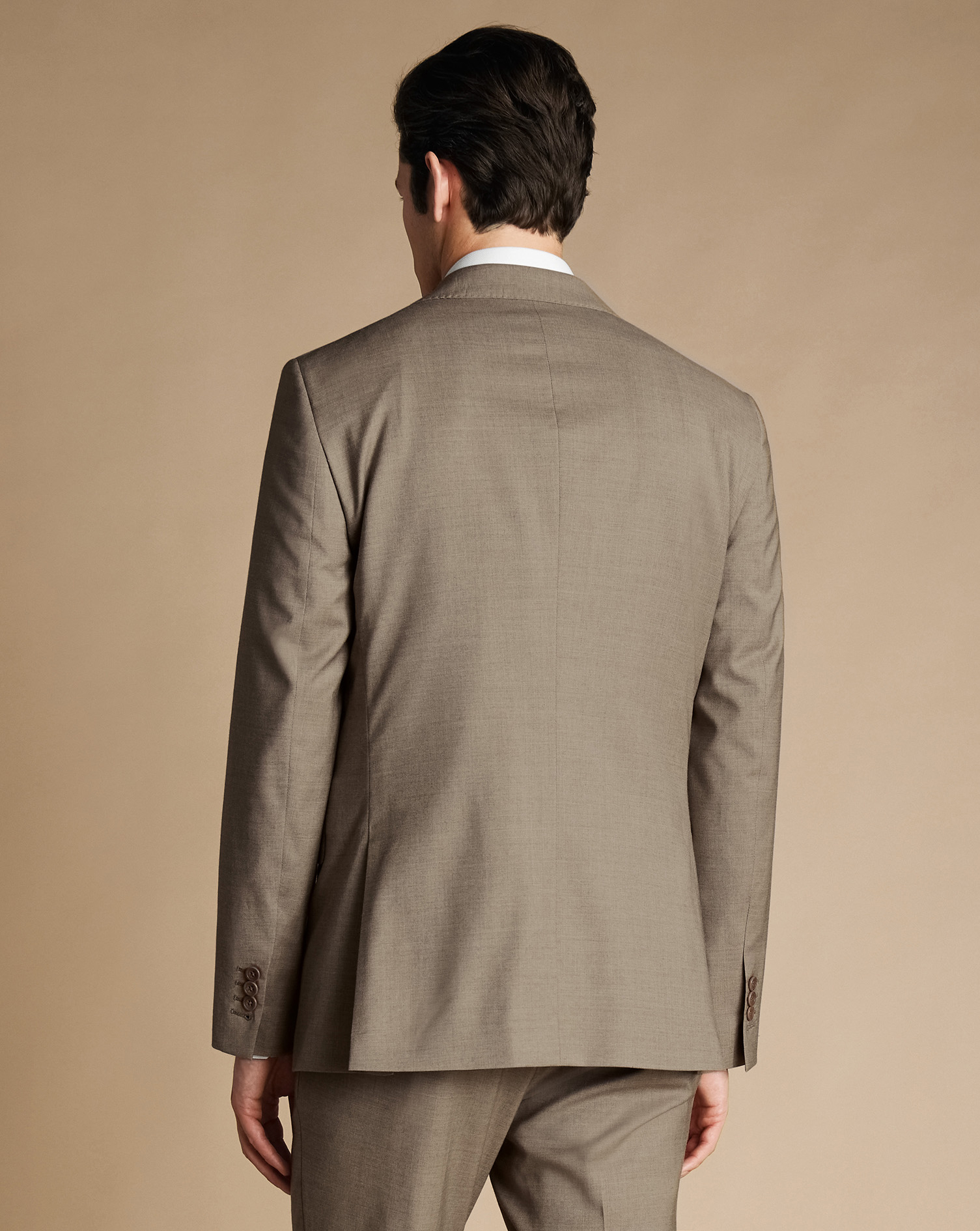 Italian Suit Jacket  - Mocha