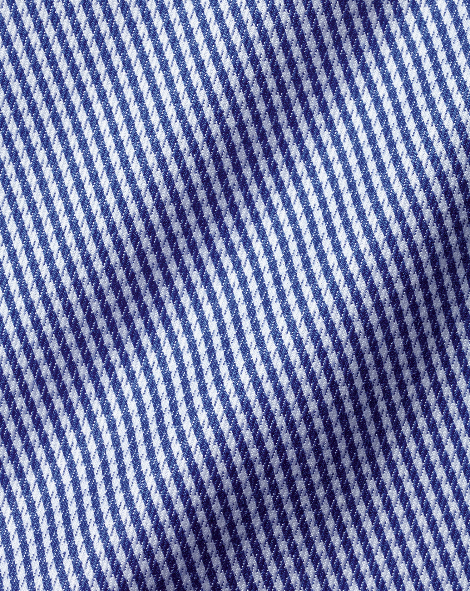 Non-Iron Puppytooth Shirt - Royal Blue