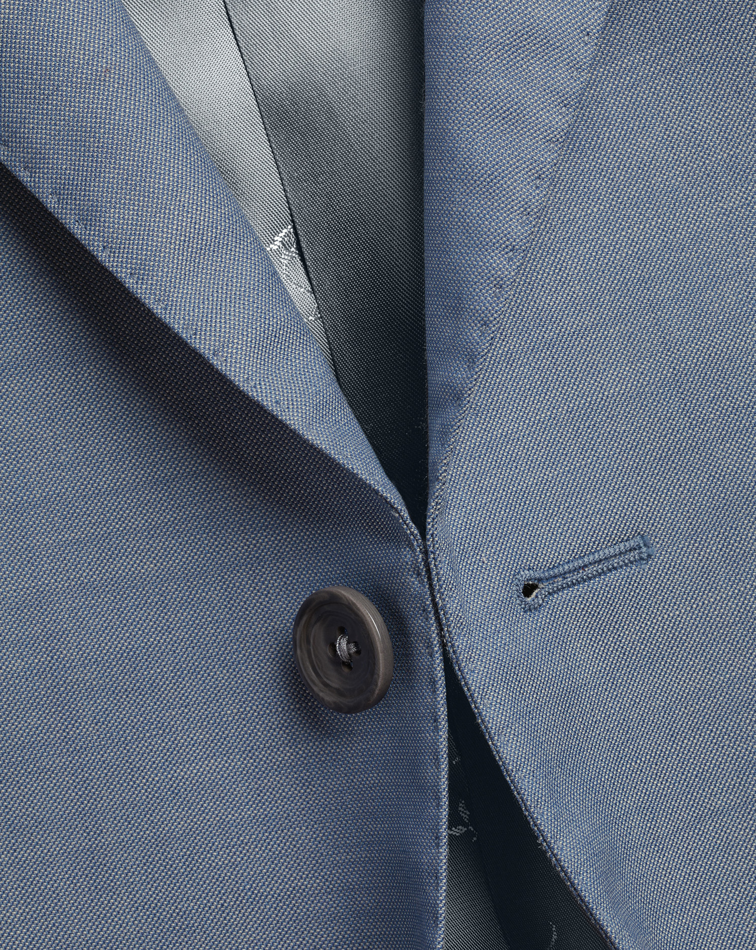 Ultimate Performance Sharkskin Suit Jacket  - Mid Blue