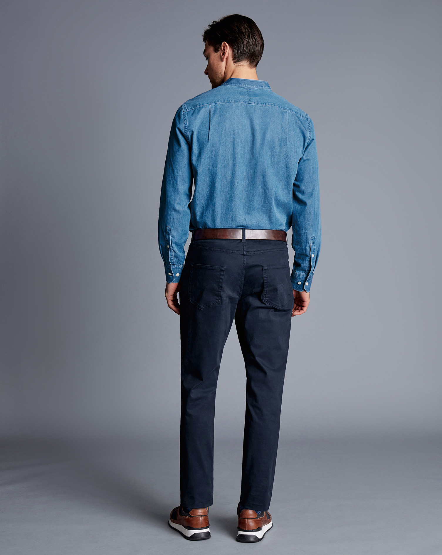 Twill 5 Pocket Jeans - Dark Navy