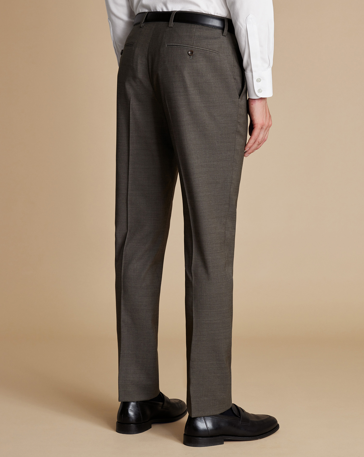 Italian Suit Trousers - Cappuccino