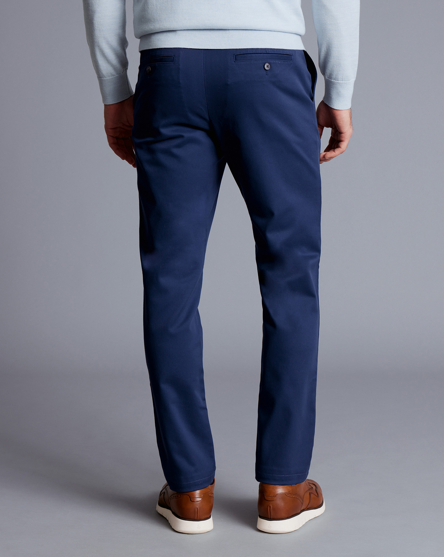 Ultimate Non-Iron Chinos - Colbalt Blue