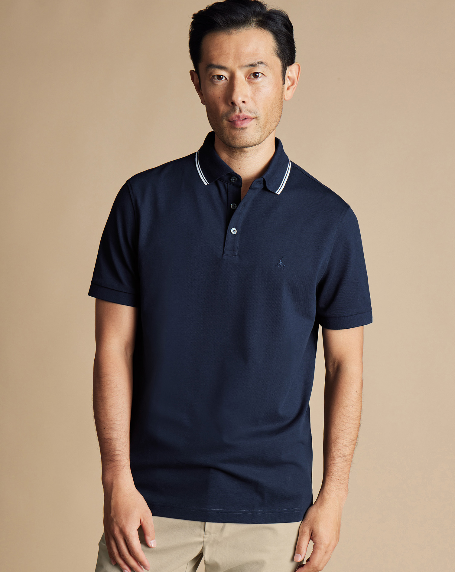 Tyrwhitt Pique Polo - Navy