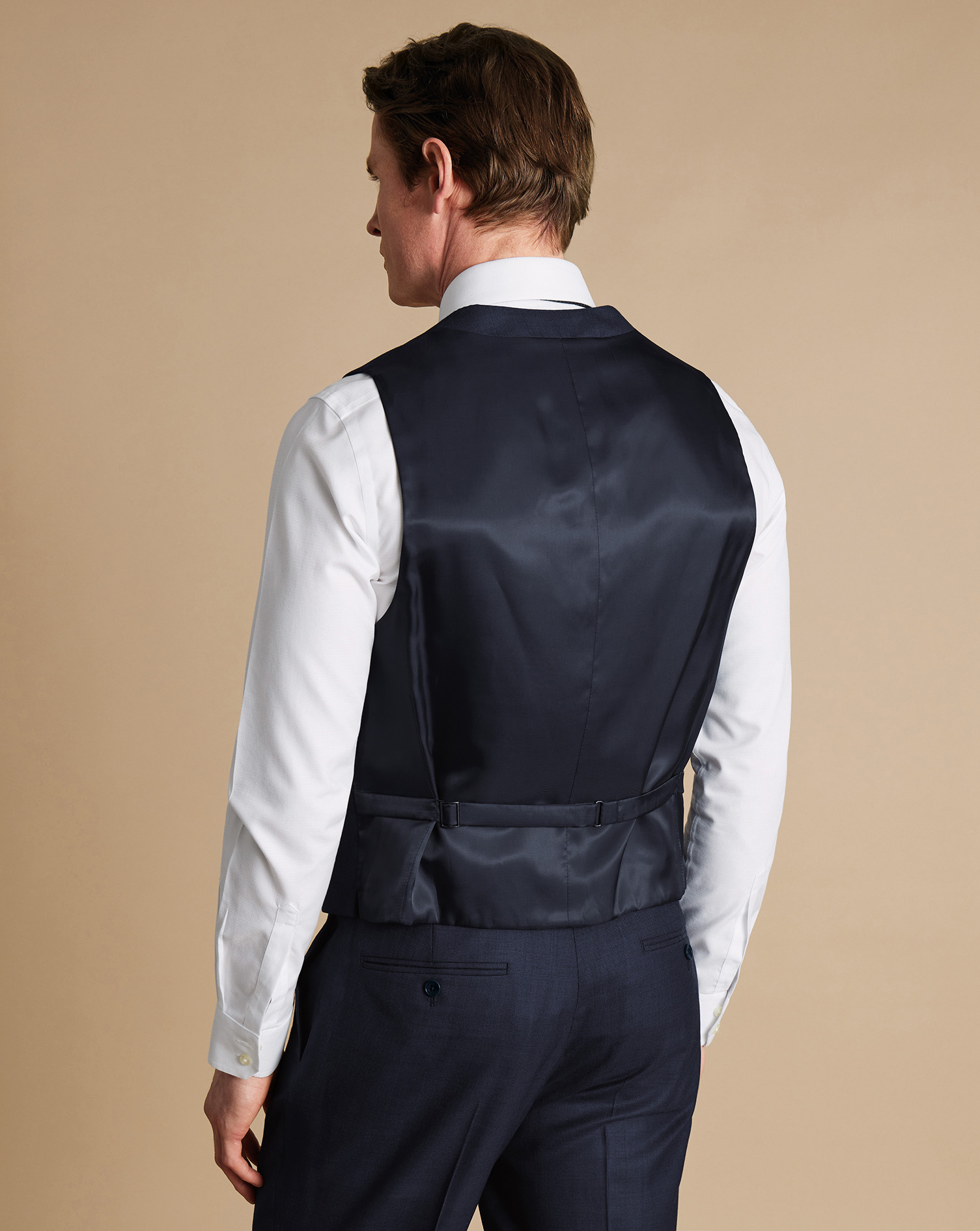 Ultimate Performance End-On-End Suit Waistcoat - Indigo Blue