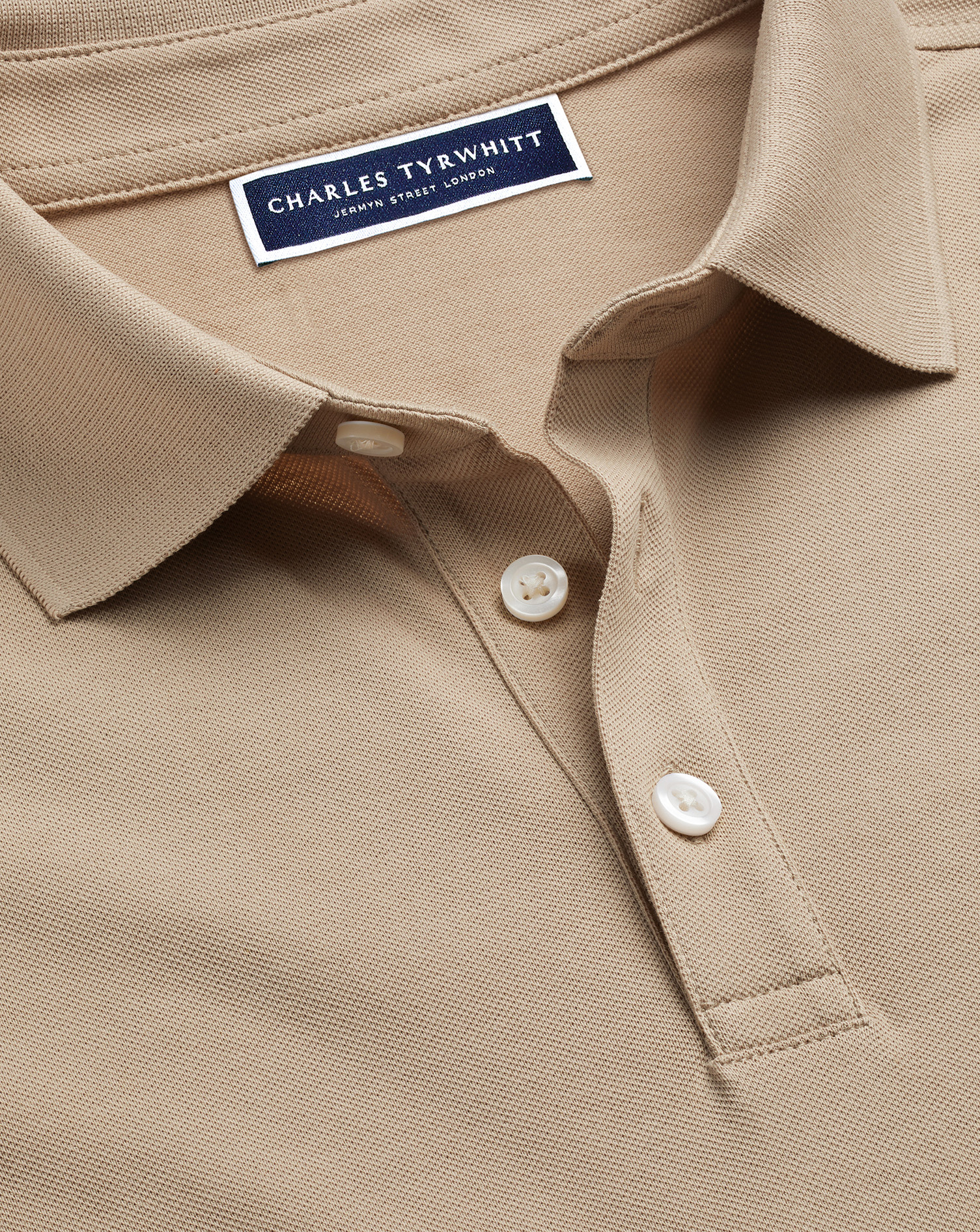 Tyrwhitt Pique Polo - Taupe